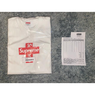 シュプリーム(Supreme)のSサイズ Supreme Cross Box Logo Tee White(Tシャツ/カットソー(半袖/袖なし))