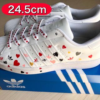 アディダス(adidas)のNiziU ミイヒ着用 adidas スーパースター SUPERSTAR ハート(スニーカー)