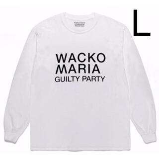 ワコマリア(WACKO MARIA)のLサイズ wackomaria ロンT 白(Tシャツ/カットソー(七分/長袖))