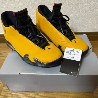 ナイキ(NIKE)のJordan14 Retro Ferrari University Gold(スニーカー)