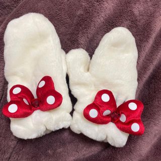 ディズニー(Disney)のミニーちゃんのもこもこ手袋(手袋)