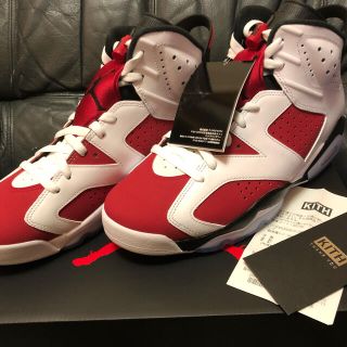 ナイキ(NIKE)のNIKE AIR JORDAN 6 RETRO CARMINE(2021) 28(スニーカー)