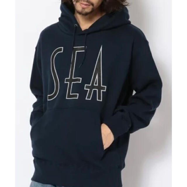 WIND AND SEA ウィンダンシー SEA wavy パーカー M