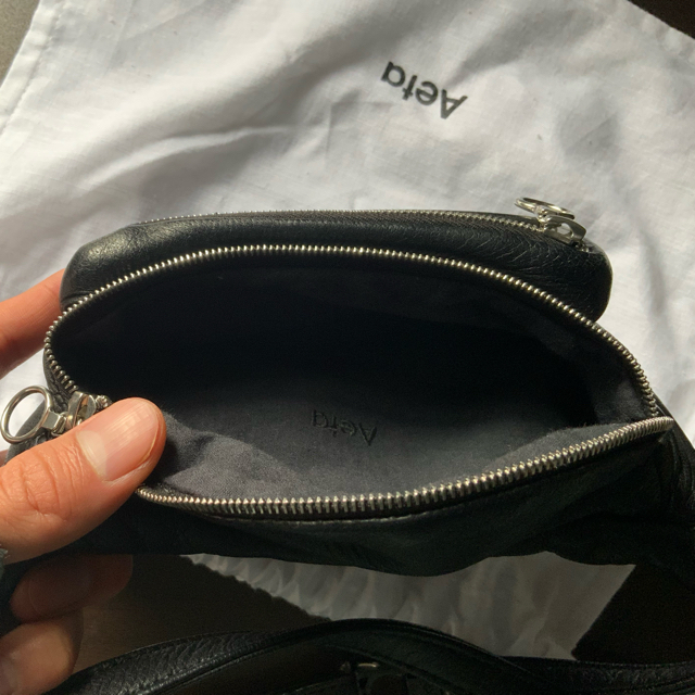 1LDK SELECT(ワンエルディーケーセレクト)のaeta / waist pouch S メンズのバッグ(ウエストポーチ)の商品写真