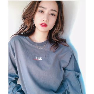 アメリヴィンテージ(Ameri VINTAGE)のwind and sea × AMERI  谷マリア着用(Tシャツ/カットソー(七分/長袖))