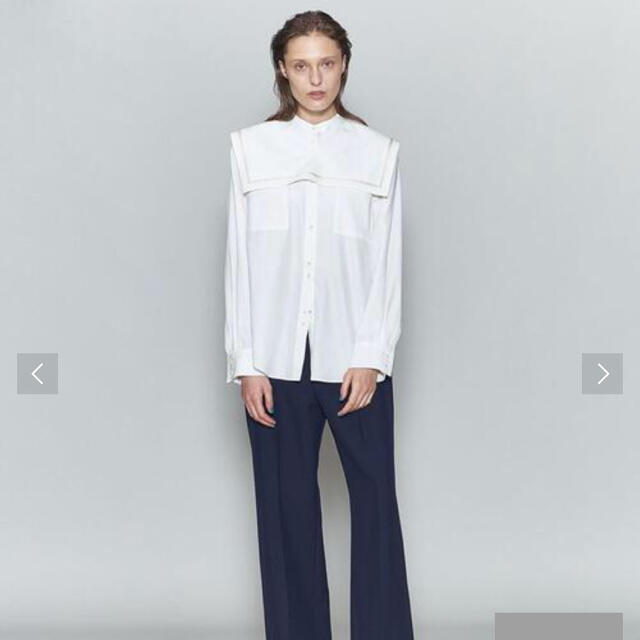 BEAUTY&YOUTH UNITED ARROWS(ビューティアンドユースユナイテッドアローズ)の6 roku COTTON SAILOR COLLAR BLOUSE/ブラウス レディースのトップス(シャツ/ブラウス(長袖/七分))の商品写真