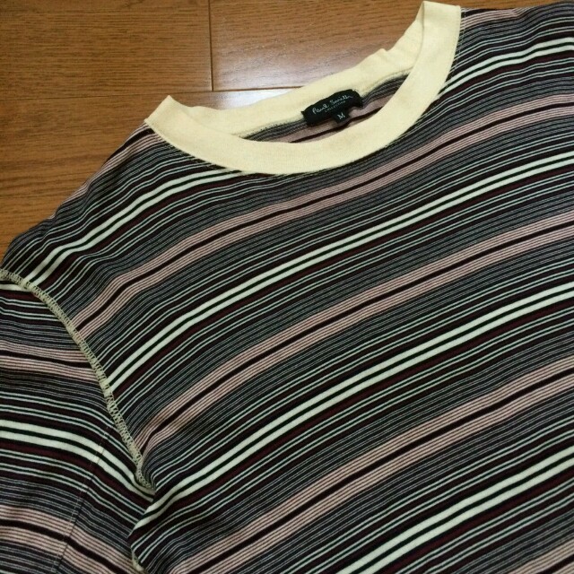 Paul Smith(ポールスミス)の美品 ポールスミス Paul Smith マルチボーダー 長袖カットソー M メンズのトップス(Tシャツ/カットソー(七分/長袖))の商品写真