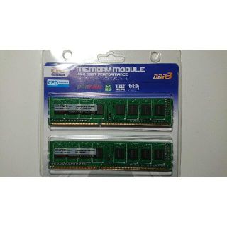 デスクトップPC用 メモリ PC3-12800(DDR3-1600) 4GB×2(PCパーツ)