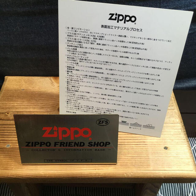 ZIPPO(ジッポー)のZIPPO 公式SHOP専用プレート（希少品） メンズのファッション小物(タバコグッズ)の商品写真