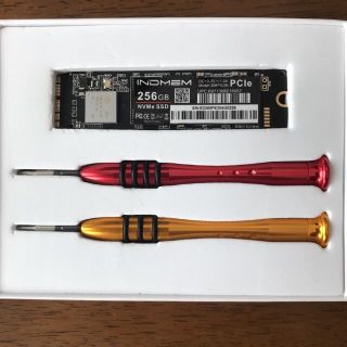 INDMEM 256GB Mac専用 内蔵SSD アップグレードキット(PCパーツ)