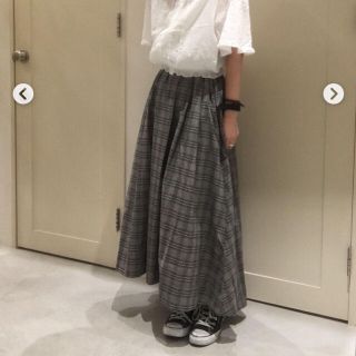 ダブルクローゼット(w closet)の美品♥︎wclosetグレンチェックスカート♥︎(ロングスカート)