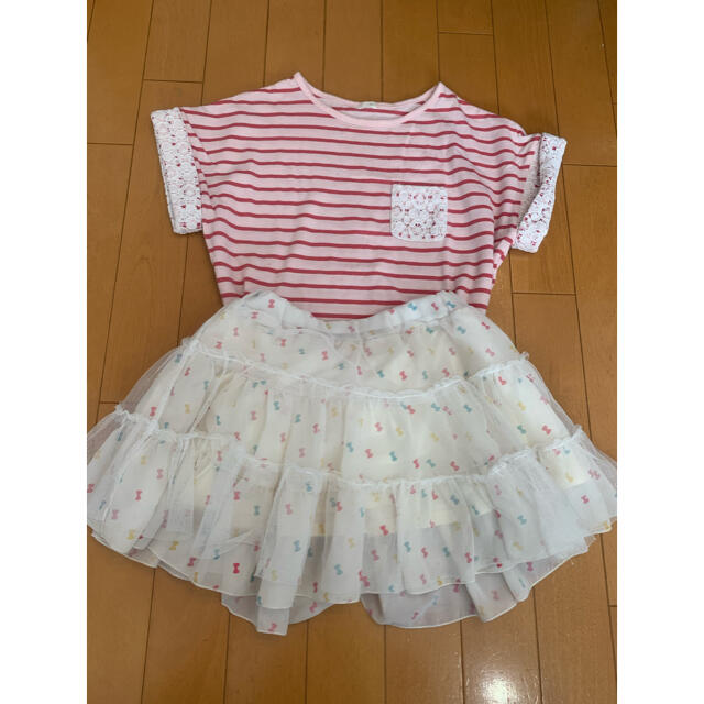 mou jon jon(ムージョンジョン)の女の子　120 おまとめ キッズ/ベビー/マタニティのキッズ服女の子用(90cm~)(スカート)の商品写真