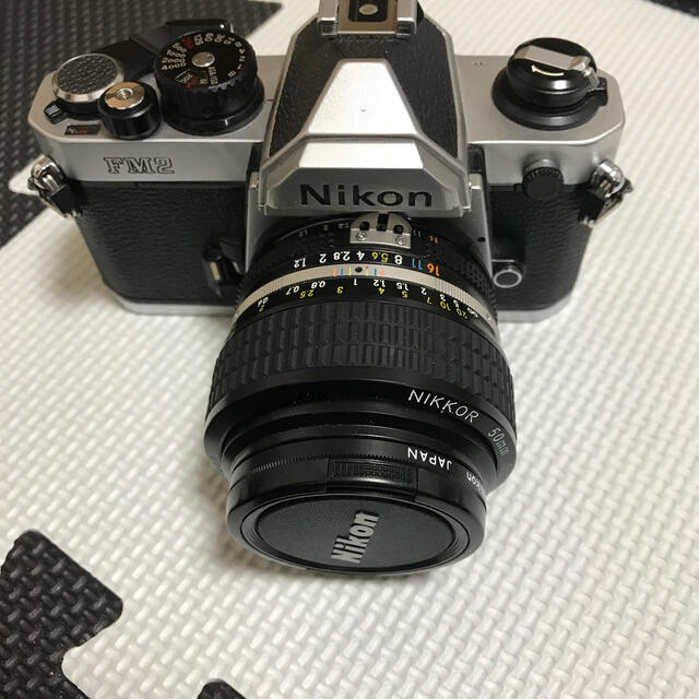 Nikon(ニコン)のNikon FM2 フィルムカメラ　50mm 1.2レンズ スマホ/家電/カメラのカメラ(フィルムカメラ)の商品写真