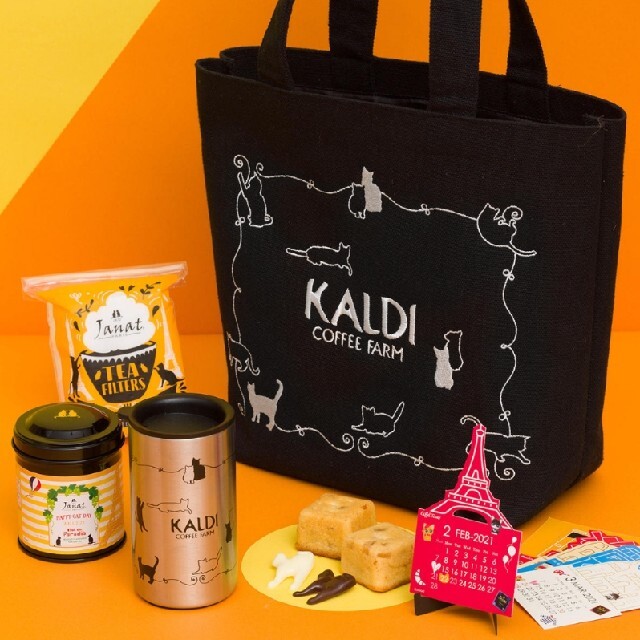 KALDI(カルディ)のKALDI カルディネコの日バッグ プレミアム ★抜き取りなし★ レディースのバッグ(トートバッグ)の商品写真