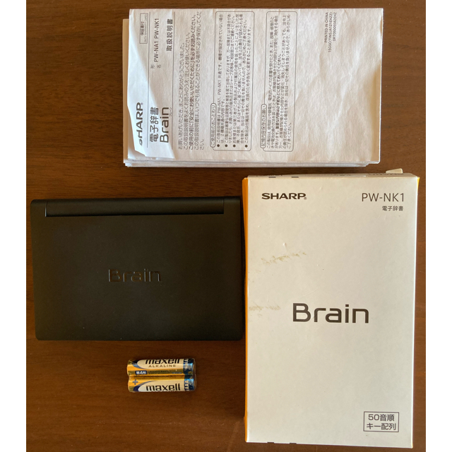 SHARP(シャープ)の電子辞書　Brain PW-NK1 スマホ/家電/カメラのPC/タブレット(電子ブックリーダー)の商品写真