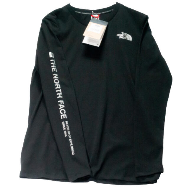 THE NORTH FACE(ザノースフェイス)の欧州限定◆THE NORTH FACE シルバーロゴロンT 日本L相当 レディースのトップス(Tシャツ(長袖/七分))の商品写真