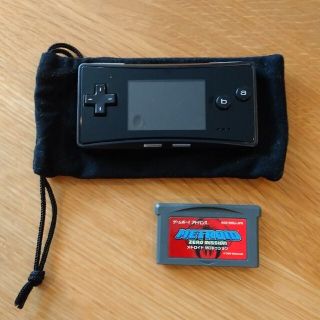 ニンテンドウ(任天堂)のgameboy micro 黒(携帯用ゲーム機本体)