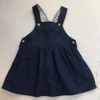 プチバトー(PETIT BATEAU)のプチバトー　ジャンパースカート　サロペット　18m81cm(ワンピース)