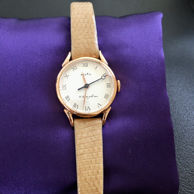agete(アガット)の専用✨agete アガット K18 時計 レディースのファッション小物(腕時計)の商品写真