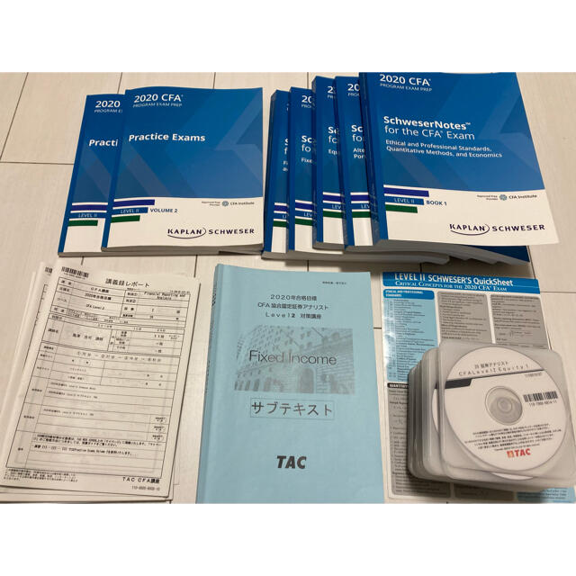 TAC CFA Level2 DVD通信講座 2020年版