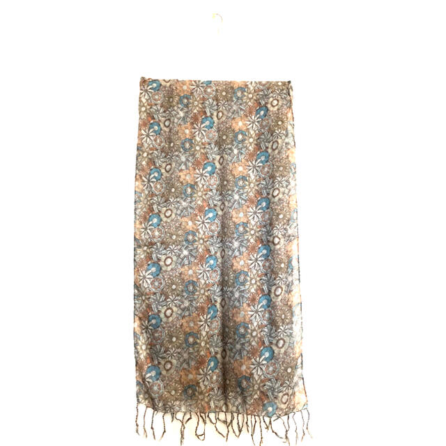 豹柄　花柄リバーシブルストール レディースのファッション小物(ストール/パシュミナ)の商品写真