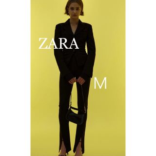 ZARA　スリットフレアレギンス　S