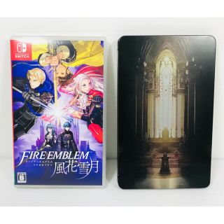 ニンテンドースイッチ(Nintendo Switch)のファイアーエムブレム 風花雪月 通常版　スチールケース付き(家庭用ゲームソフト)