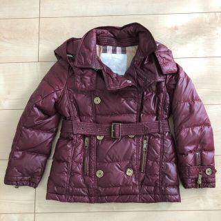 バーバリー(BURBERRY)のバーバリー　ダウンジャケット　110(ジャケット/上着)