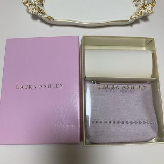 ローラアシュレイ(LAURA ASHLEY)のひじき様　ご専用　♡【新品未使用】ローラアシュレイ　ミニポーチ　パープル(ポーチ)