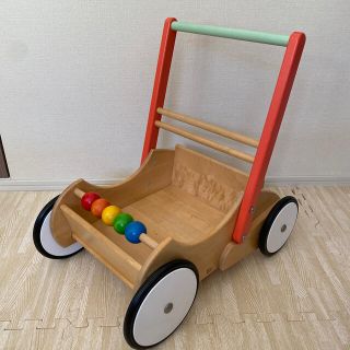 ボーネルンド(BorneLund)のボーネルンド ベビーウォーカー 手押し車 パステルカラー(手押し車/カタカタ)