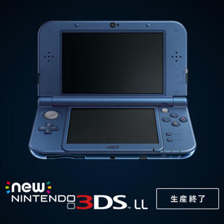 ニンテンドー3DS(ニンテンドー3DS)の任天堂3DS LL 本体 メタリックブルー(携帯用ゲーム機本体)