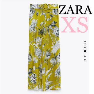 ザラ(ZARA)のZARA プリント地ミディスカート (ロングスカート)