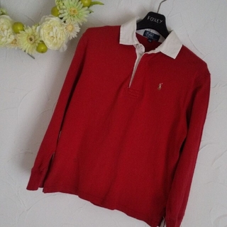 ラルフローレン(Ralph Lauren)のご確認用売約済み ラルフローレン ラガーシャツ 長袖 赤 140(Tシャツ/カットソー)