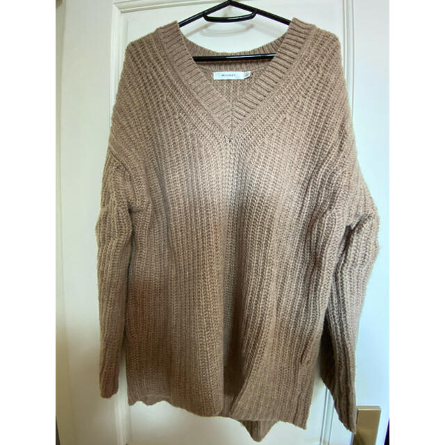 moussy(マウジー)のmoussy V NECK LOOSE KNIT トップス レディースのトップス(ニット/セーター)の商品写真