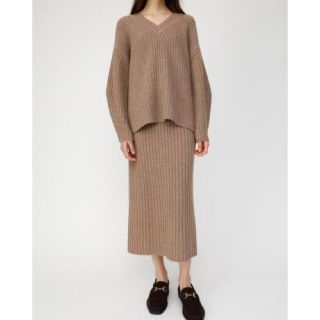 マウジー(moussy)のmoussy V NECK LOOSE KNIT トップス(ニット/セーター)