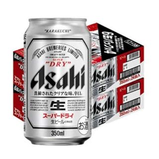 アサヒ(アサヒ)のアサヒ スーパードライ 350ml 24本×2ケース 48本 (ビール)