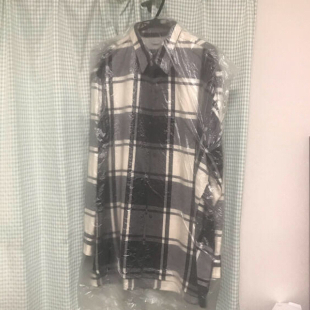 UNUSED - unused オーバーサイズ サイドスリット チェックシャツ UNUSED - unused オーバーサイズ サイドスリット チェックシャツ