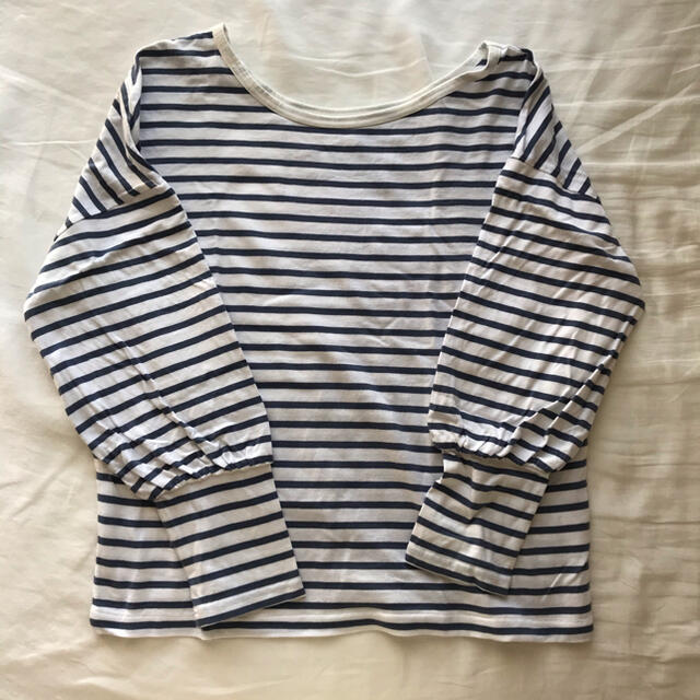 TODAYFUL(トゥデイフル)のOneshoulder Border Tee  ブルー メンズのトップス(Tシャツ/カットソー(七分/長袖))の商品写真