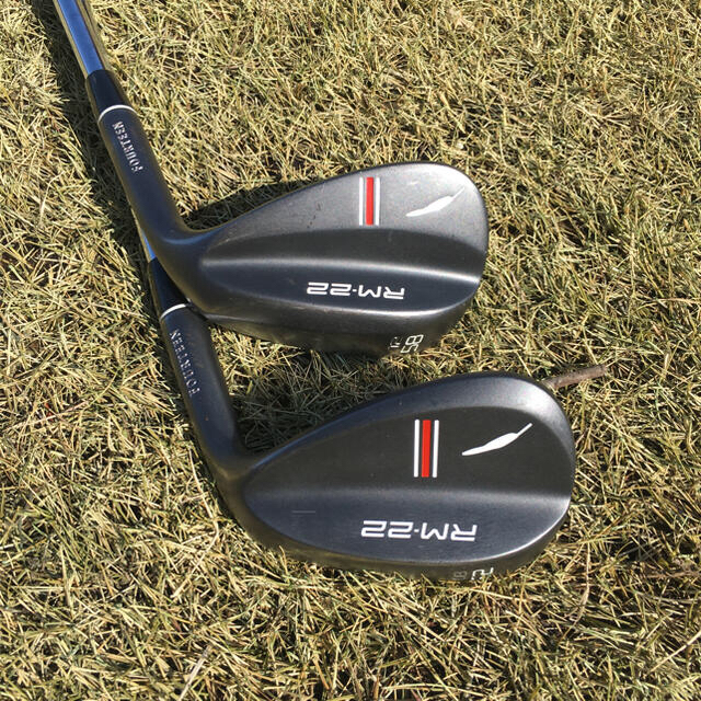フォーティーン RM-22 ブラックウェッジ 2本セット 豪奢な 64.0%OFF