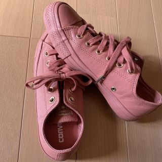 コンバース(CONVERSE)の最終価格　レア　USA コンバース　レザースニーカー　ピンク(スニーカー)