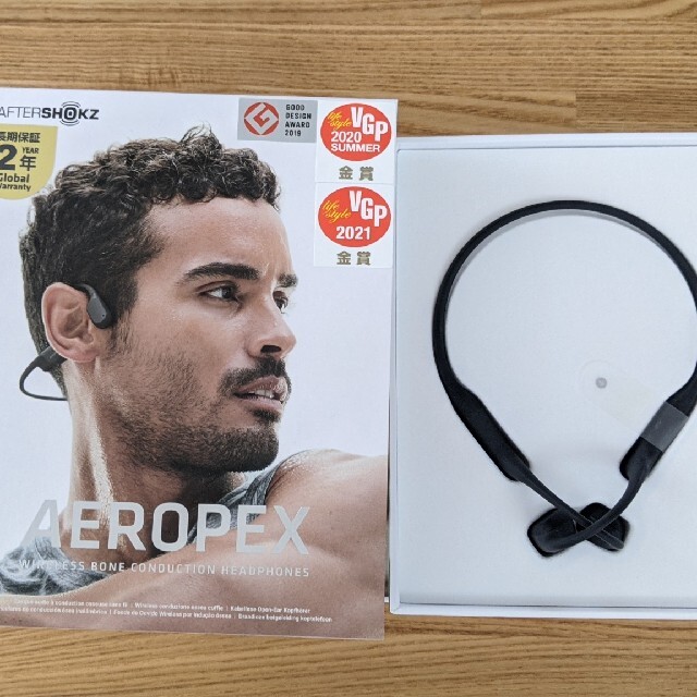 試着のみ 二年保証 AfterShokz AEROPEX ブラック