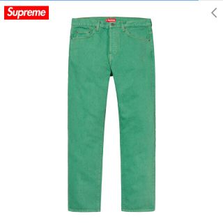 シュプリーム(Supreme)の supreme washed regular jean(デニム/ジーンズ)