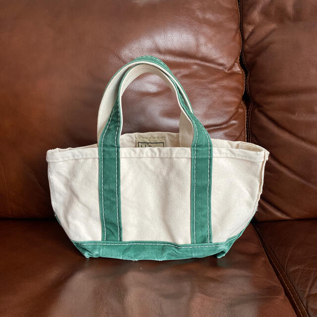 L.L.Bean Canvas tote bag mini グリーン