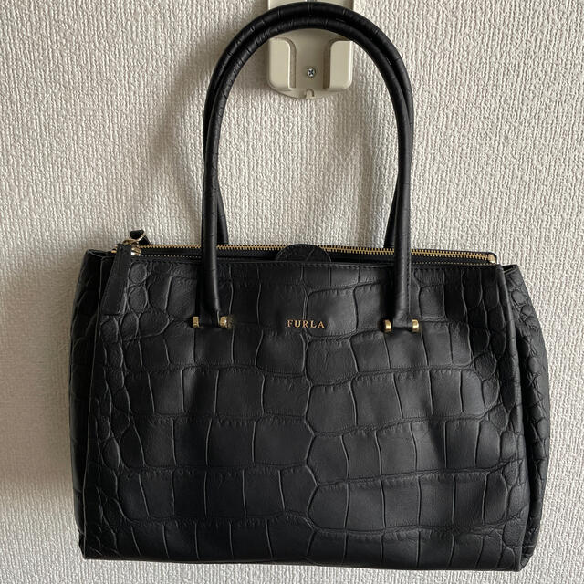 Furla(フルラ)のフルラの黒bag☆ レディースのバッグ(ハンドバッグ)の商品写真