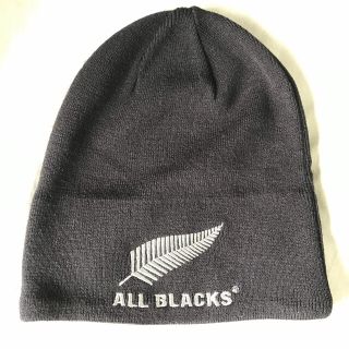 アディダス(adidas)のALL BLACKS ニットキャップ(ラグビー)