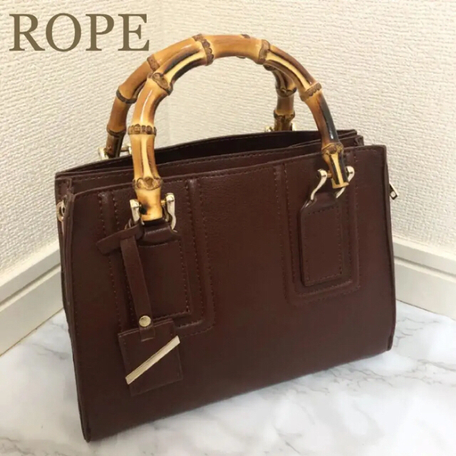 ROPE’ - ロペ　ジャバラバンブー ミニショルダーバッグ（S）ハンドバッグ