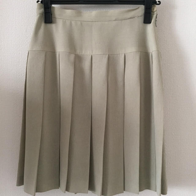 flower(フラワー)のビンテージ アースカラープリーツスカート レディースのスカート(ひざ丈スカート)の商品写真