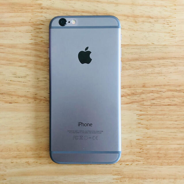 【美品】iPhone6 スペースグレー simフリー 16GB 1