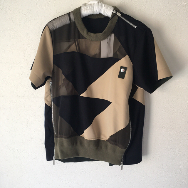 sacai 21ss 完売solid mix pullover /size1