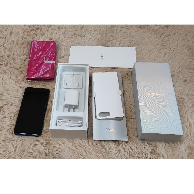 □美品□OPPO Reno A 64GB□ブルー□SIMフリー□CPH198 www ...